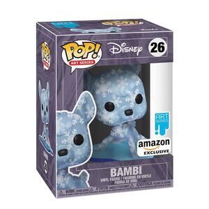 Funko Pop Art Series Disney Bambi Amazon Exclusive Pop Hard Stack Included #26